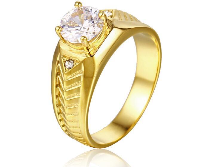 Unisex Stainless Steel Ring with Twill Inlay and Zircon Accent Ethnic U Shape Band Stainless Steel Jewelry Ring Gift for Men or Women