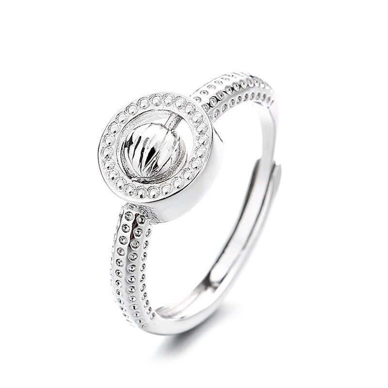 Geometric Copper Ring GoldFinish and PlatinumFinish Fashion Jewelry Travel Gift Souvenir Tourism Keepsake Item