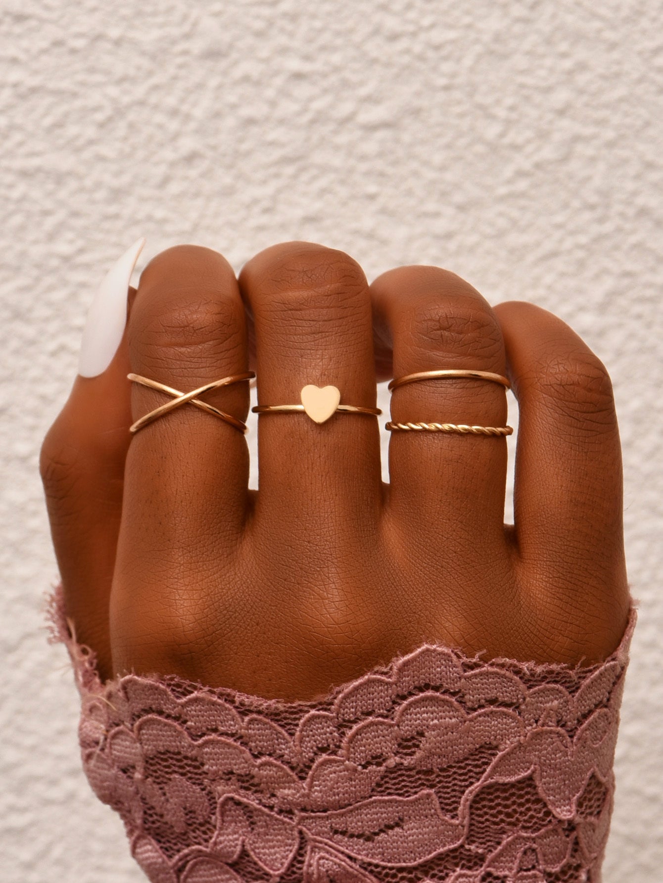 Womens Lightweight Zinc Alloy Ring Modern Design Everyday Jewelry For Women Fashion Ring Modern Look For Women