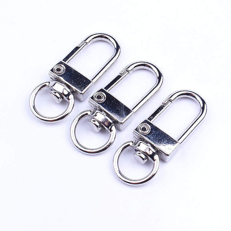 Zinc Alloy Latch Hardware Buckle Key Ring DIY Jewelry