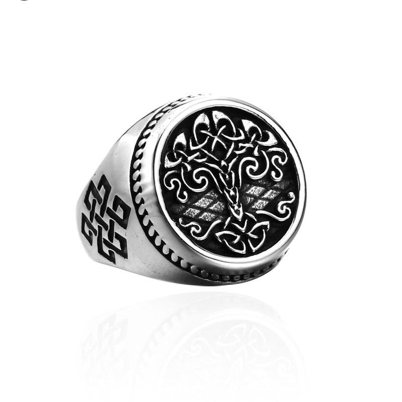 European And American Men's Titanium Steel Ring