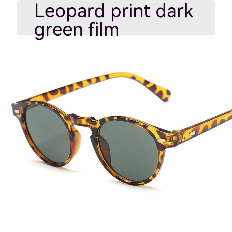 Mens Small Frame Retro Sunglasses For Travel Fashion And Party Hip Hop Rivet Eyewear With Point Rivets Distinctive Look