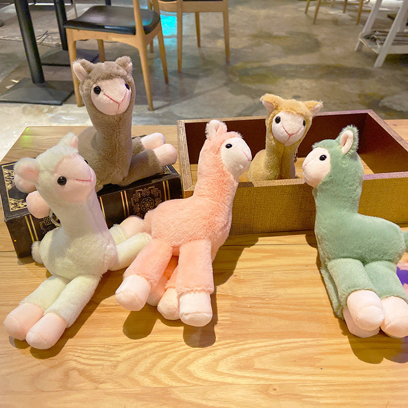 Plush Alpaca Keychain Cute Animal Handbag Pendant Soft Cuddly Toy Accessory Perfect Gift For Alpaca Lovers Now