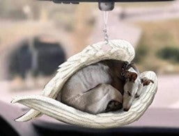 Dog Keychain Acrylic Fashion Accessory With Single Sided Printing Durable Key Ring 4 5 CMs Gift For Dog Lovers