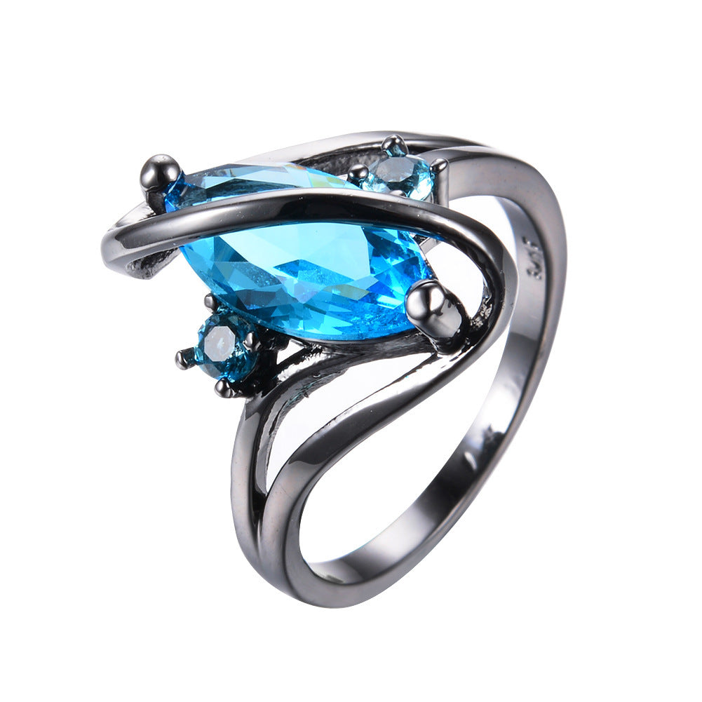 Mens S Shaped Zircon Diamond Ring Gold Plated Copper High End Quality Jewelry For Daily Wear Special Occasions