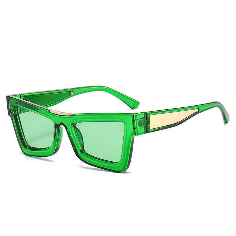 Cat Eye Sunglasses UV Protection Fashion Eyewear With Plastic And Metal Frame PC Lens Outdoor Sun Visor Access