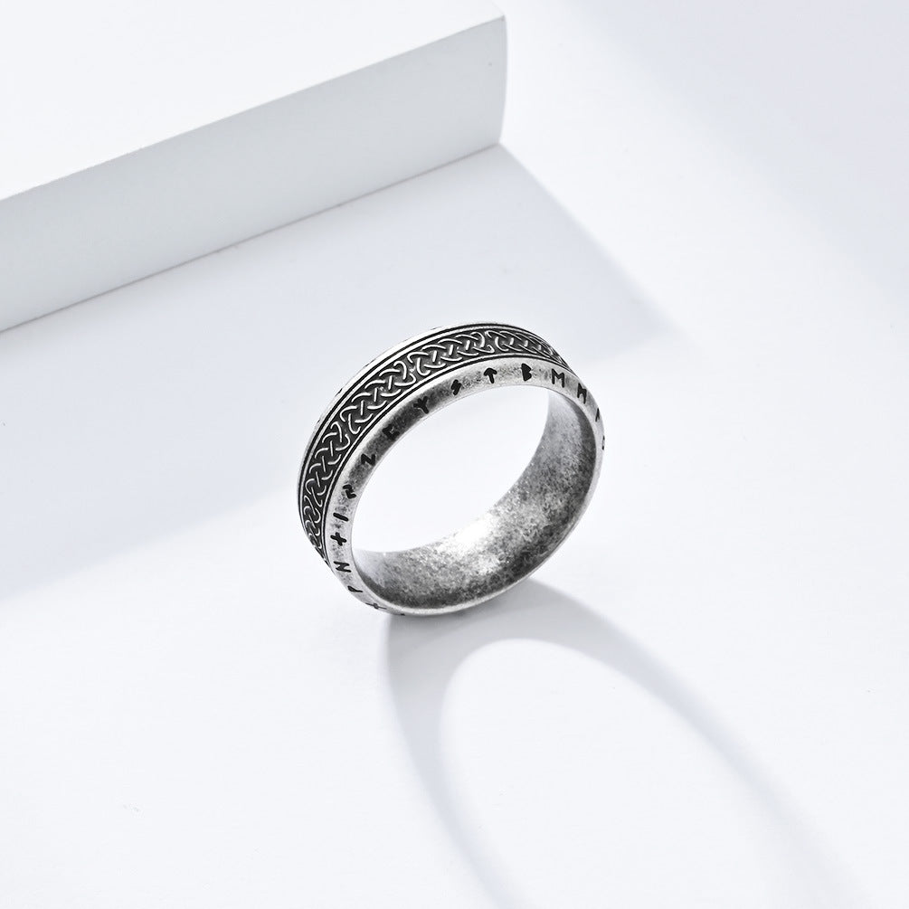 Unisex Titanium Steel Ring Polished Finish Steel Gold Black