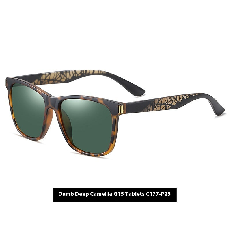 Polarized Sunglasses For Men And Women UV Protection TAC Lenses Matte Black Frame For Outdoor Sports Traveling