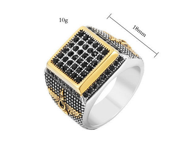Mens Titanium Steel Ring Geometric Design Unisex Silver Tone Jewelry Gift Fashion Ring Size 7 to 14 Ideal Gift