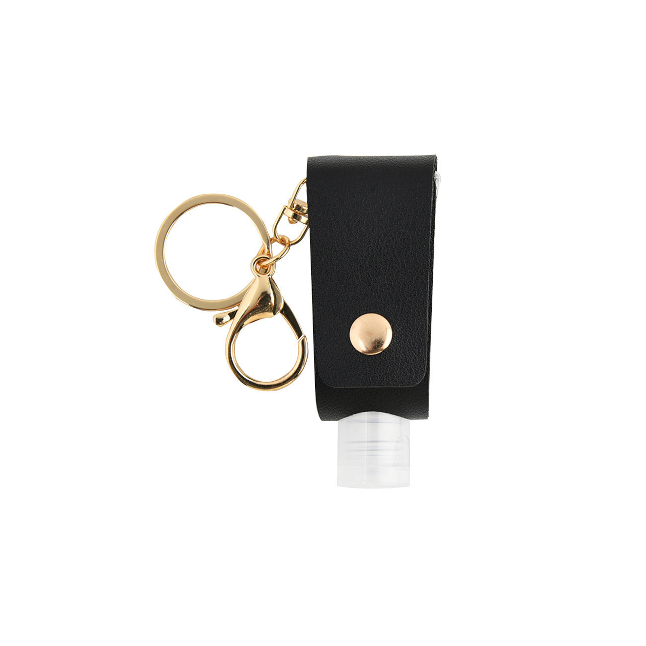 Leather Key Chain T Shape Durable Key Holder Stylish Key Ring For Everyday Carry Sky Blue Durable Everyday Use