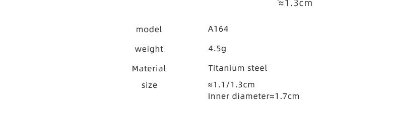 Women's Titanium Steel Ring with 18K Gold Plated Geometric Design Adjustable Opening Fashion Jewelry Statement Ring for Her Simple Ins Personality