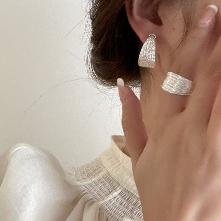 Womens Opens Circle Ring Gold Plated Silver Tone Metal Jewelry Elegant Everyday Accessory Durable High Quality