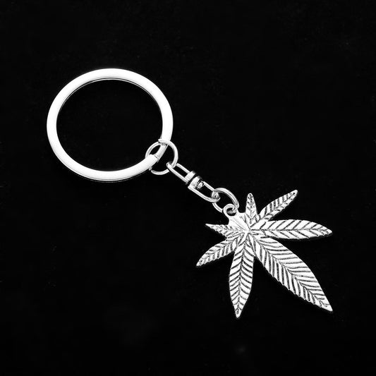 Maple Leaf Zinc Alloy Keychain Car Accessory For Men And Women Creative Maple Leaf Design Maple Leaf Charm Fun
