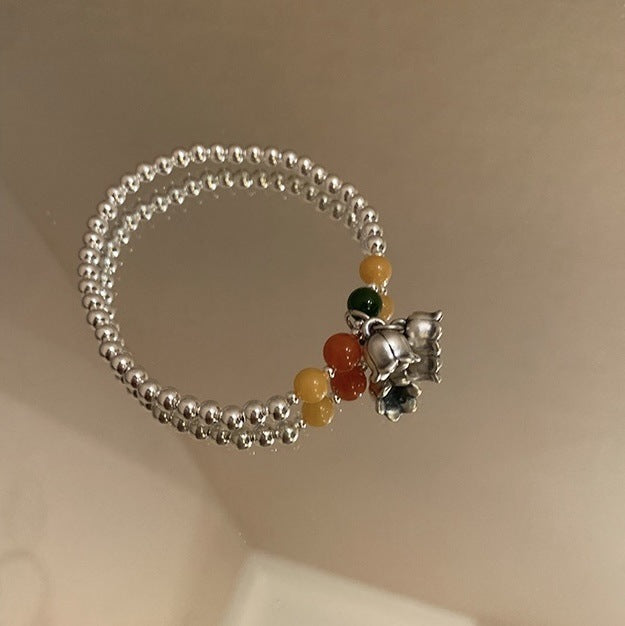 Women Electroplated Bracelet With Artificial Crystal Chic Design Fashionable Bangle Jewelry For Women And Girls