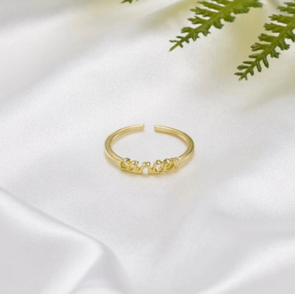 Womens Constellation Rings Adjustable Geometric Alloy