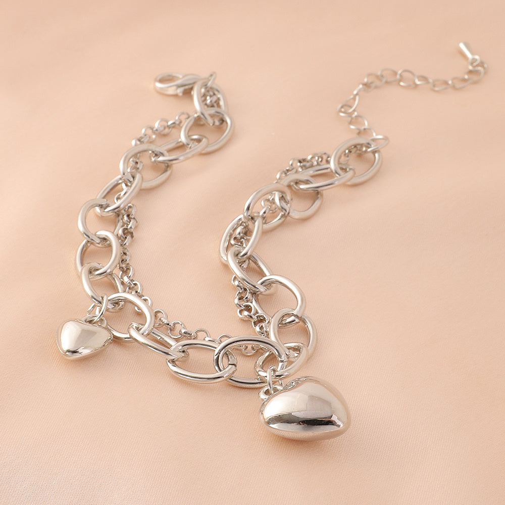 Womens Geometric Design Iron Alloy Bracelet Bangle Electroplated European Design Irregular Shape European Shape