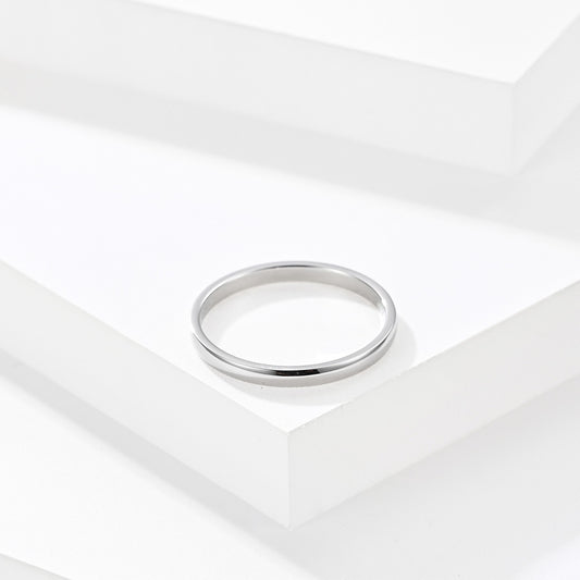 Titanium Steel Couple Rings Set Electroplated Gold Matching Band Promise Jewelry Gift for Couples In Style Set