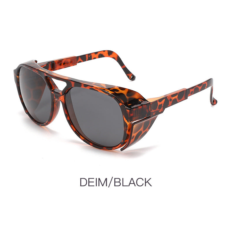 Men Round Sunglasses TAC Lens PC Frame Sun Protection For Driving Cycling Fishing Outdoor Activities Daily Use