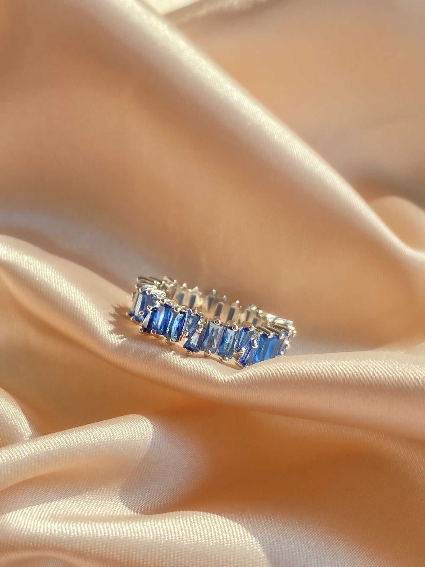 Womens Copper Ring Inlaid Zircon Ladder Design Geometric Square With Gold Inlay Treatment Fashion Jewelry Gift