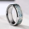 Metal Geometry Ring Stainless Steel Notched Cut Fashion Ring Lightweight Durable Design Silver And And And And