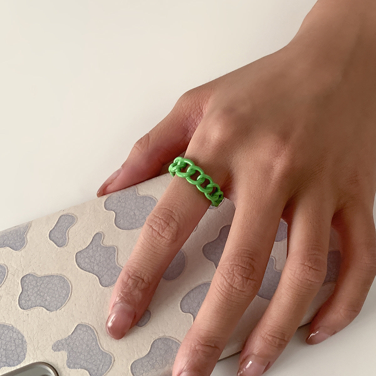 Macaron Dessert Ring Alloy Opening Adjustable Ring For Women Gift For Her Cute Fashion Accessory Jewelry Daily Wear
