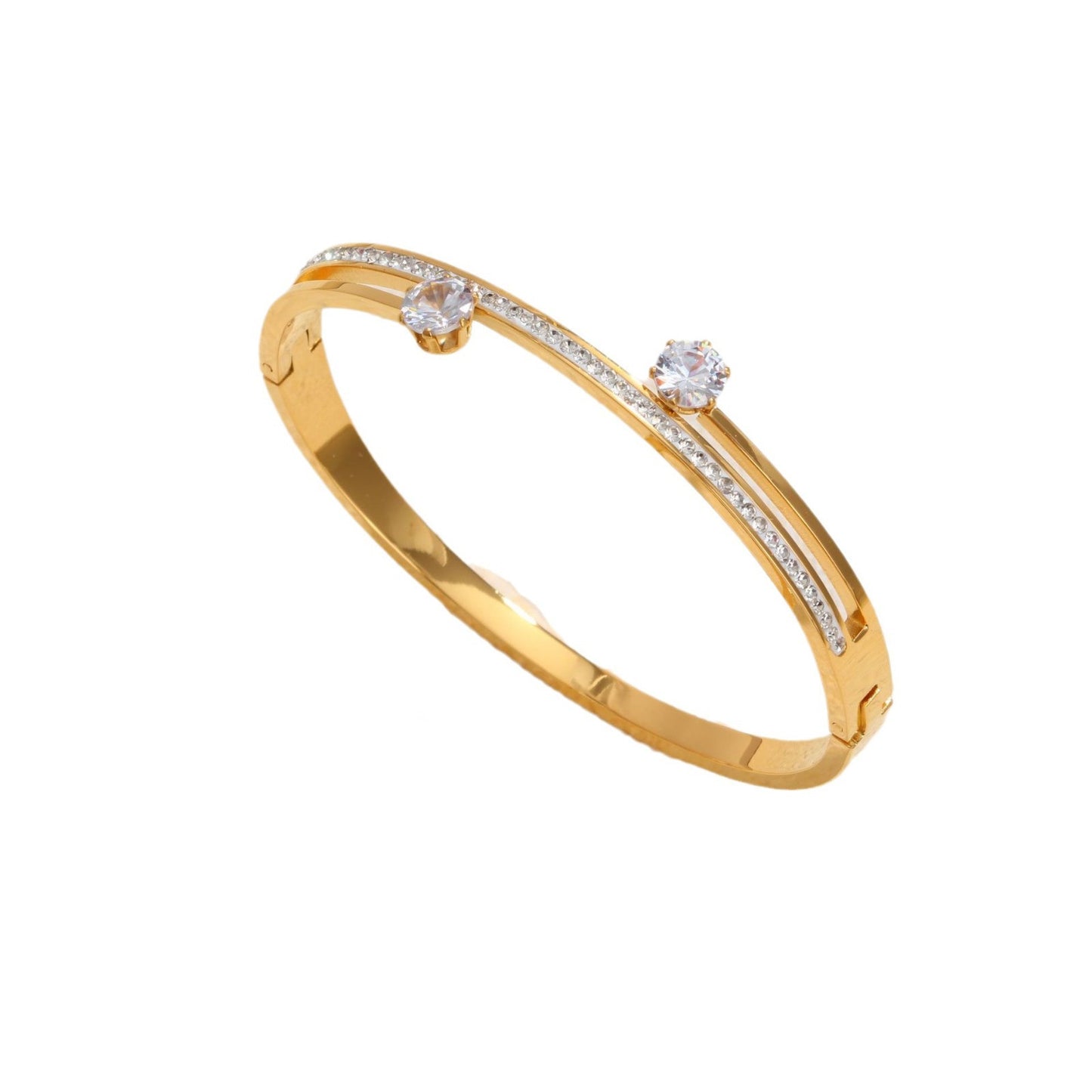 Unisex Titanium Steel Bracelet and Ring Set Diamond Accents Gift for Women and Men for Everyday Style Wearable