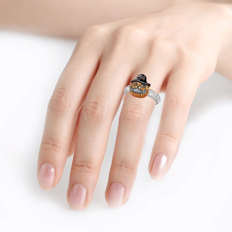 Unisex Geometric Ring Alloy Inlaid Fashion Ring For Men And Women White Gold European Design Ring Customizable