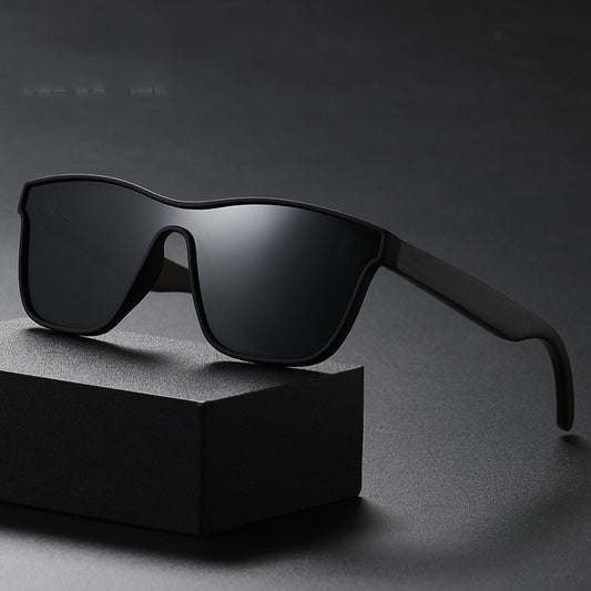 Unisex Polarized Sunglasses Square Frame With Bamboo Legs TAC Lens Eyewear For Men And Women Light And Durable