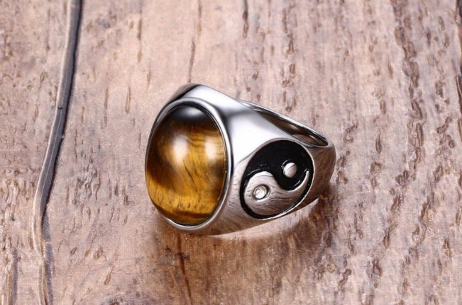 TIGER EYE LUCKY RING