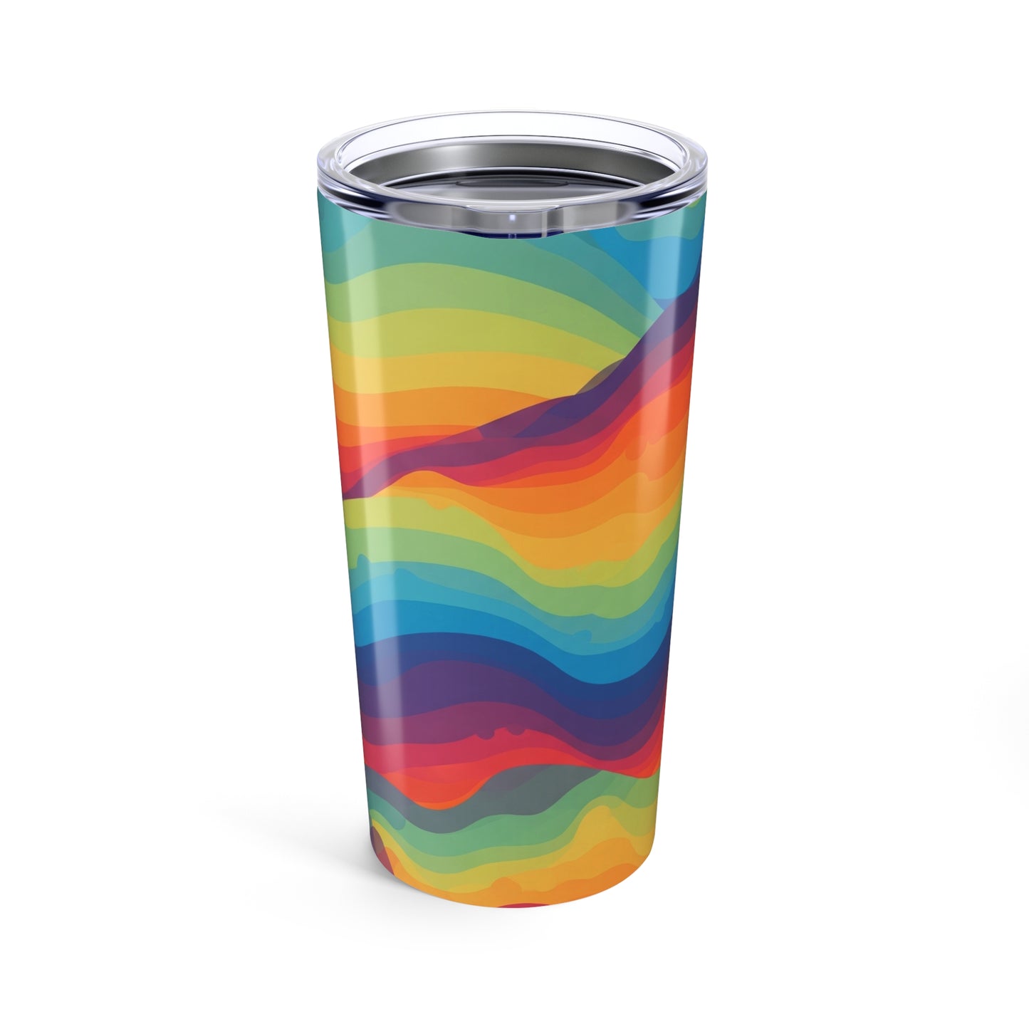 20 Oz Stainless Steel Printed Tumbler Double Wall Vacuum Insulated Spill Resistant Thermal Travel Mug With Lid BPA