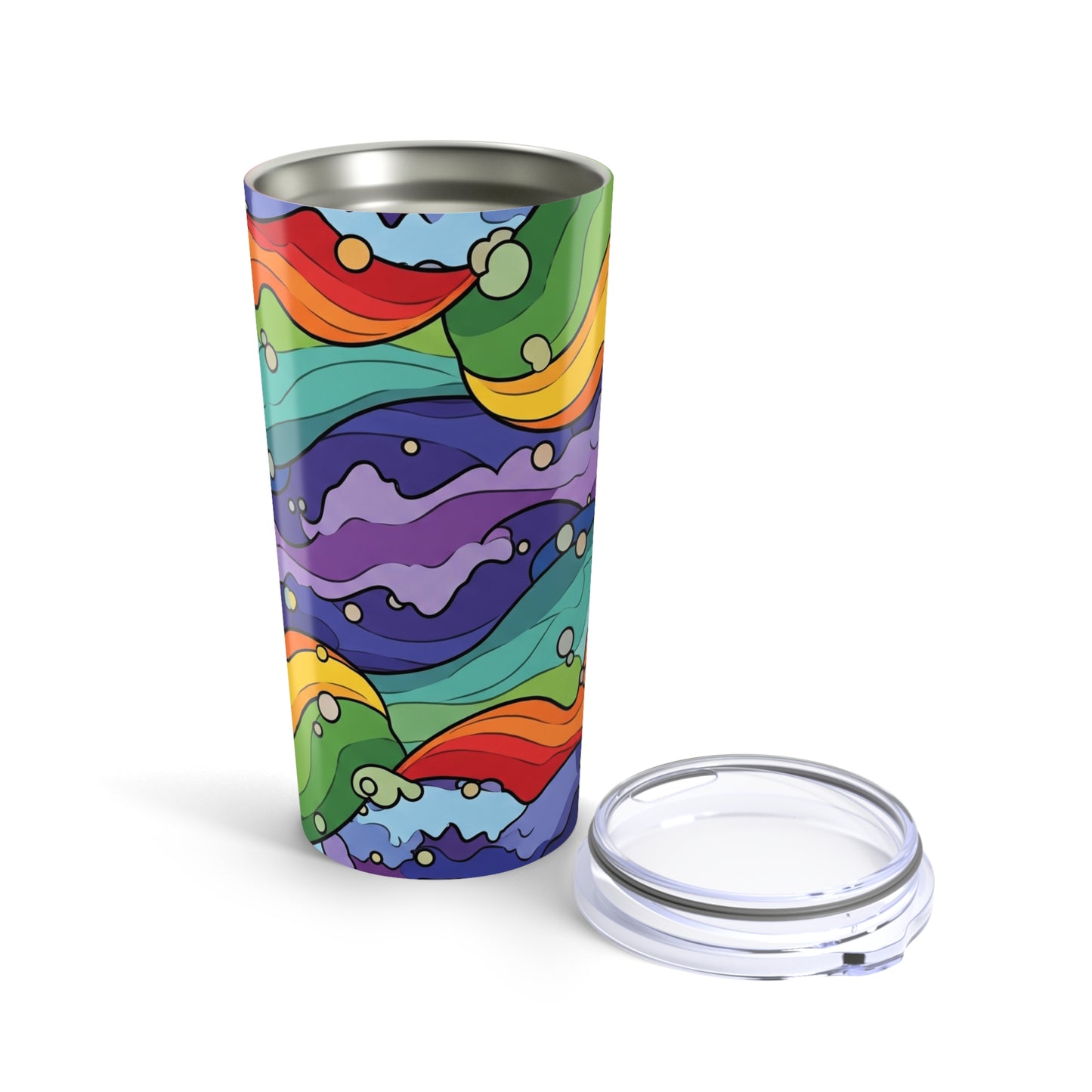 20oz Stainless Steel Tumbler With Double Wall Vacuum Insulation Spill Resistant Travel Coffee Mug Dishwasher Safe