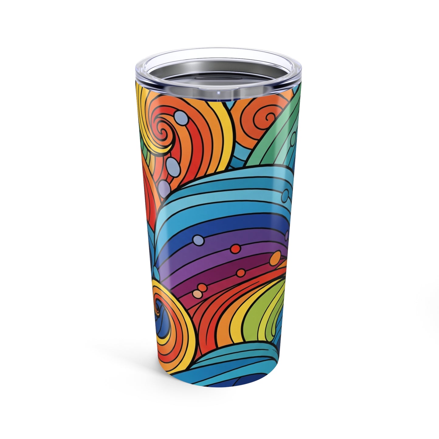 20oz Stainless Steel Travel Mug With Double Wall Vacuum Insulation And Spill Proof Lid For Hot Or Cold Beverages