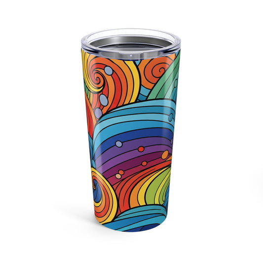 20oz Stainless Steel Travel Mug With Double Wall Vacuum Insulation And Spill Proof Lid For Hot Or Cold Beverages