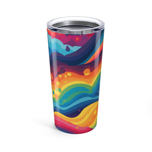 20oz Stainless Steel Tumbler Double Wall Vacuum Insulation For Hot Or Cold Beverages Spill Resistant Travel Mug Lid