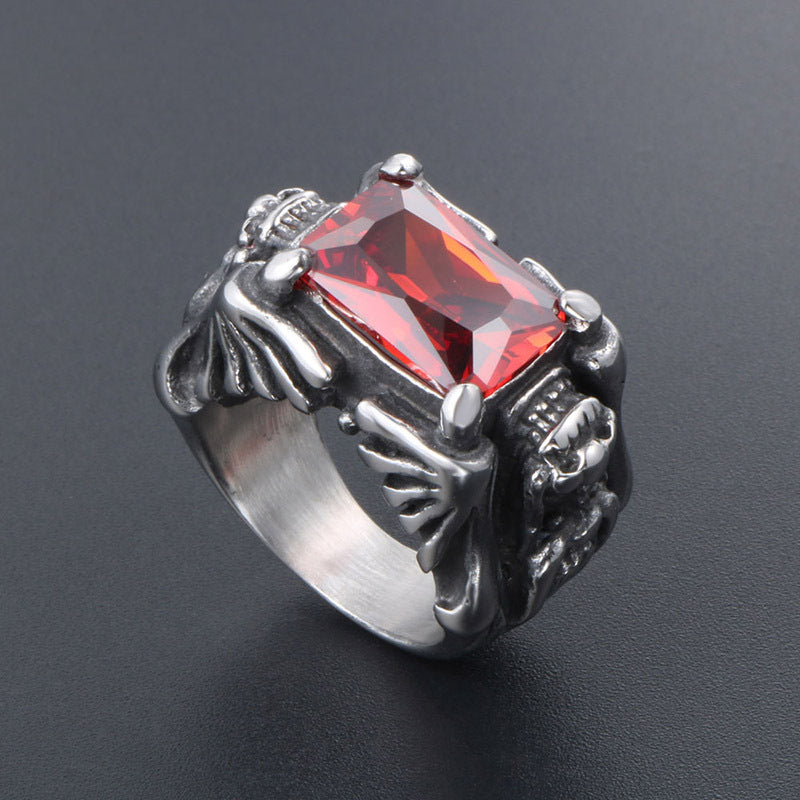 Unisex Vintage Rings For Couples Titanium Steel Matching Rings Anniversary Gift Individually Packed Gift Ideas