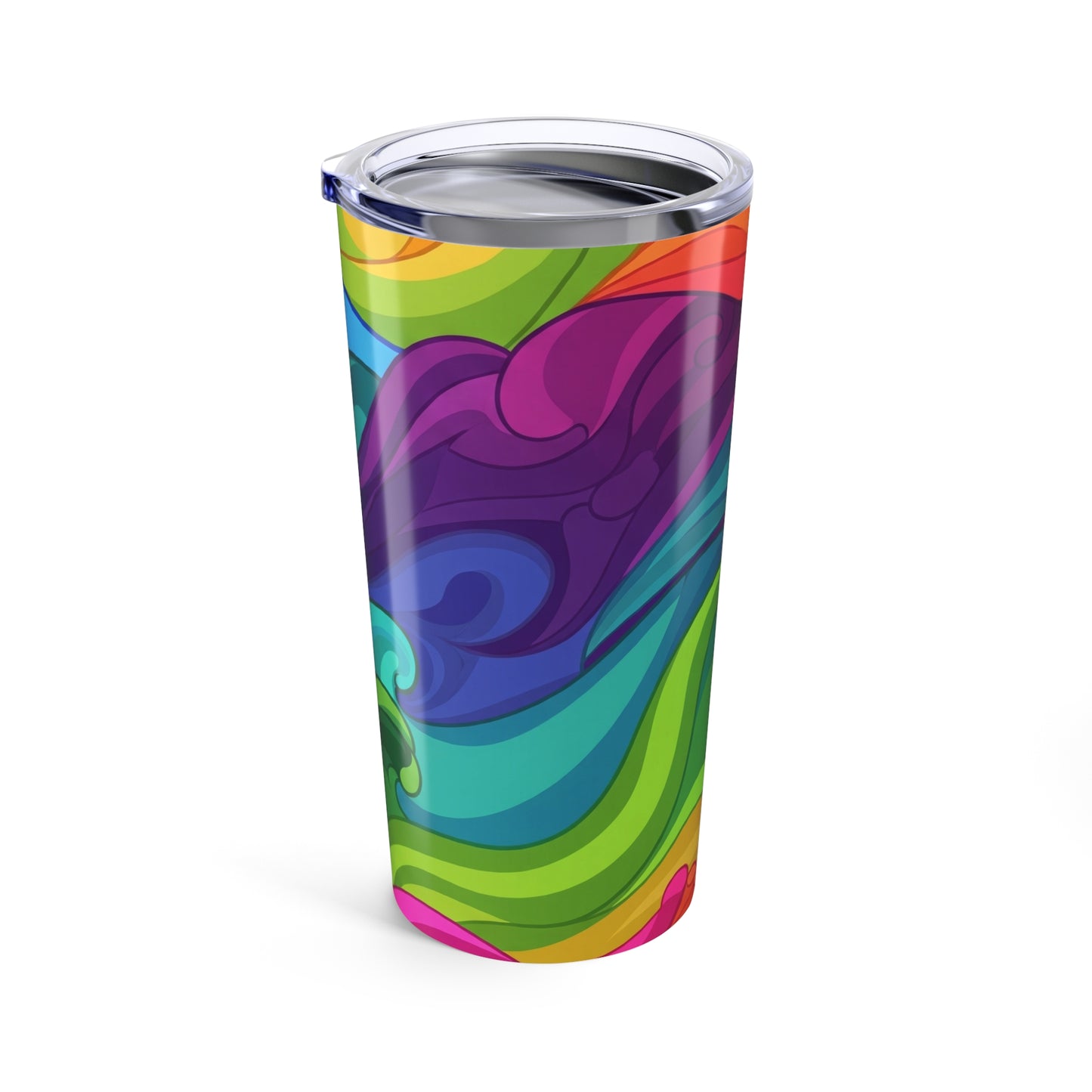 20oz Stainless Steel Travel Mug With Double Wall Vacuum Insulation Spill Resistant BPA Free Printed For Hot And