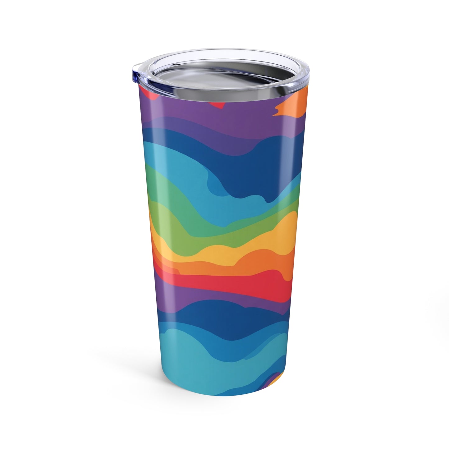 20oz Stainless Steel Travel Mug With Printed Design Double Wall Vacuum Insulation Spill Resistant And Dishwasher