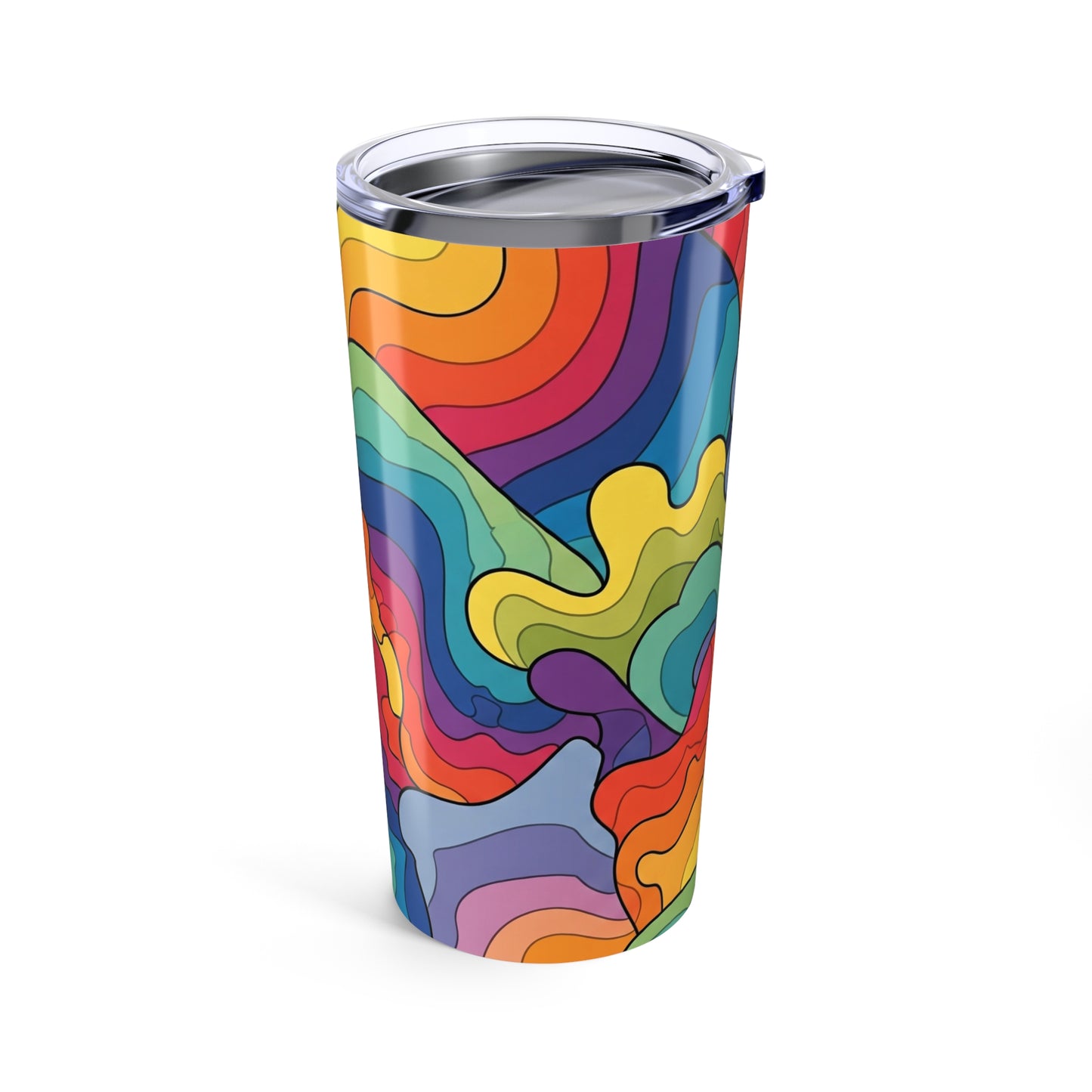 20oz Stainless Steel Tumbler With Durable Artfully Printed Design Double Wall Vacuum Insulated Spill Resistant