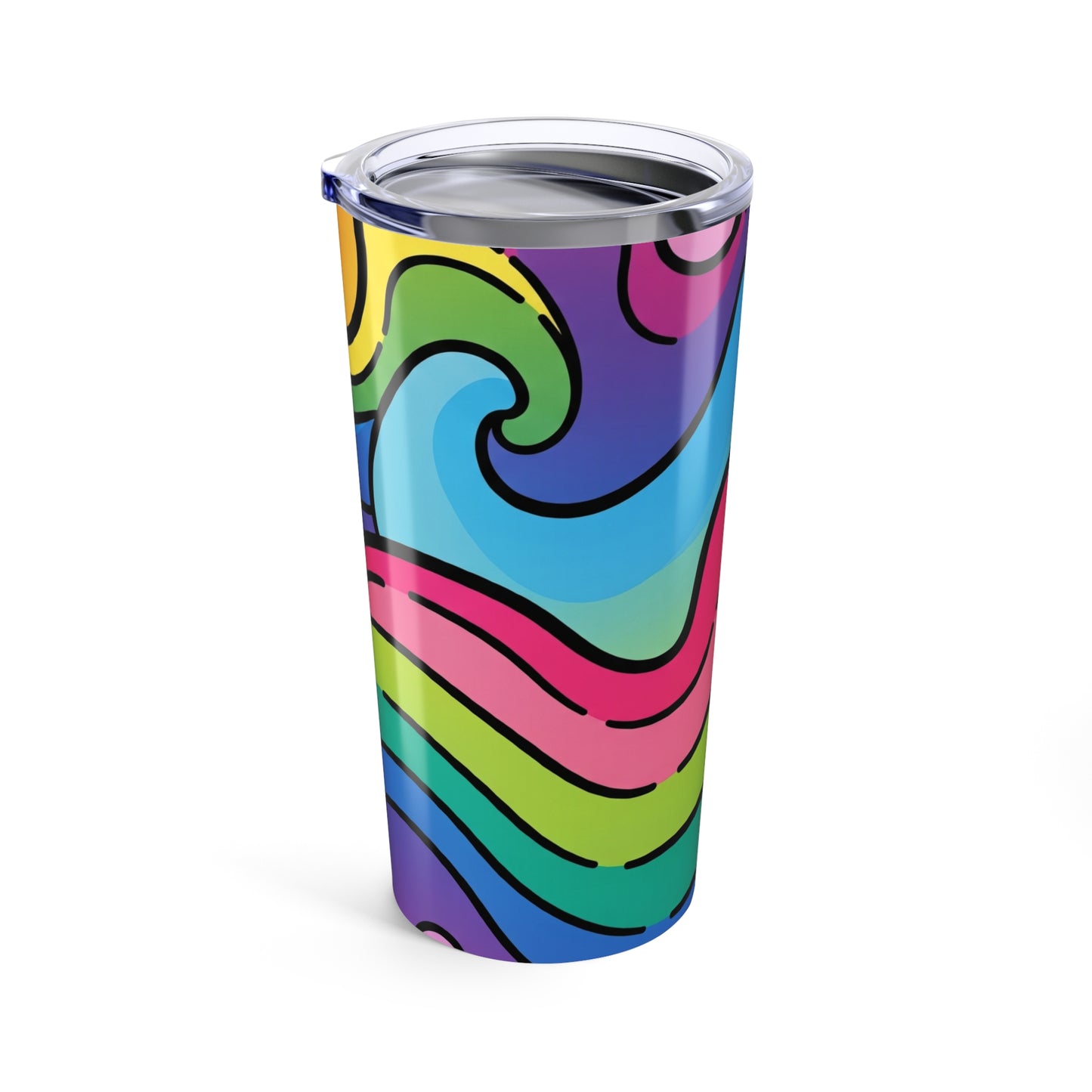 20oz Stainless Steel Tumbler With Double Wall Insulation Spill Resistant Durable Printed Travel Mug Dishwasher Safe