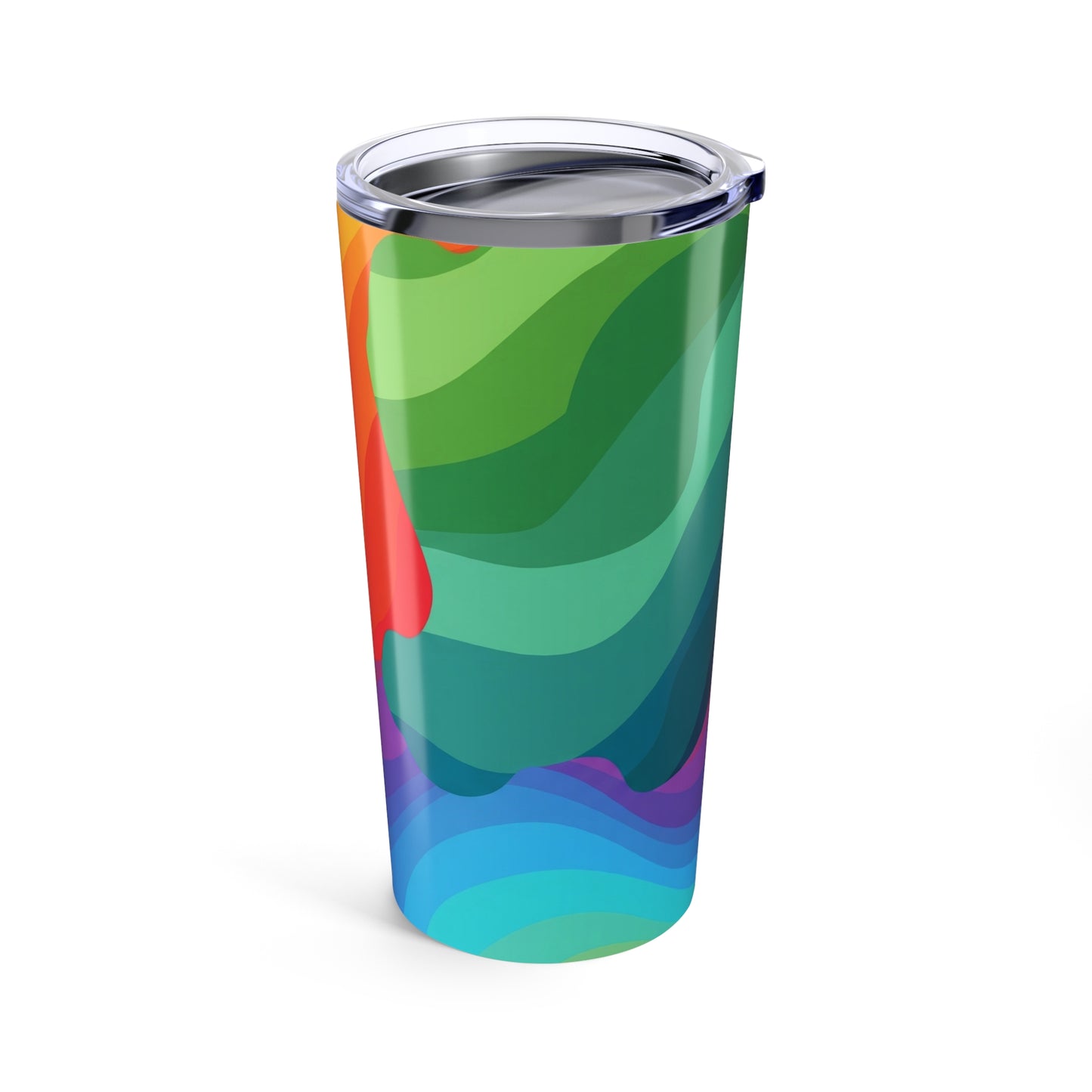 20oz Stainless Steel Printed Tumbler Double Wall Vacuum Insulated Spill Resistant Hot Cold Drink Mug Dishwasher