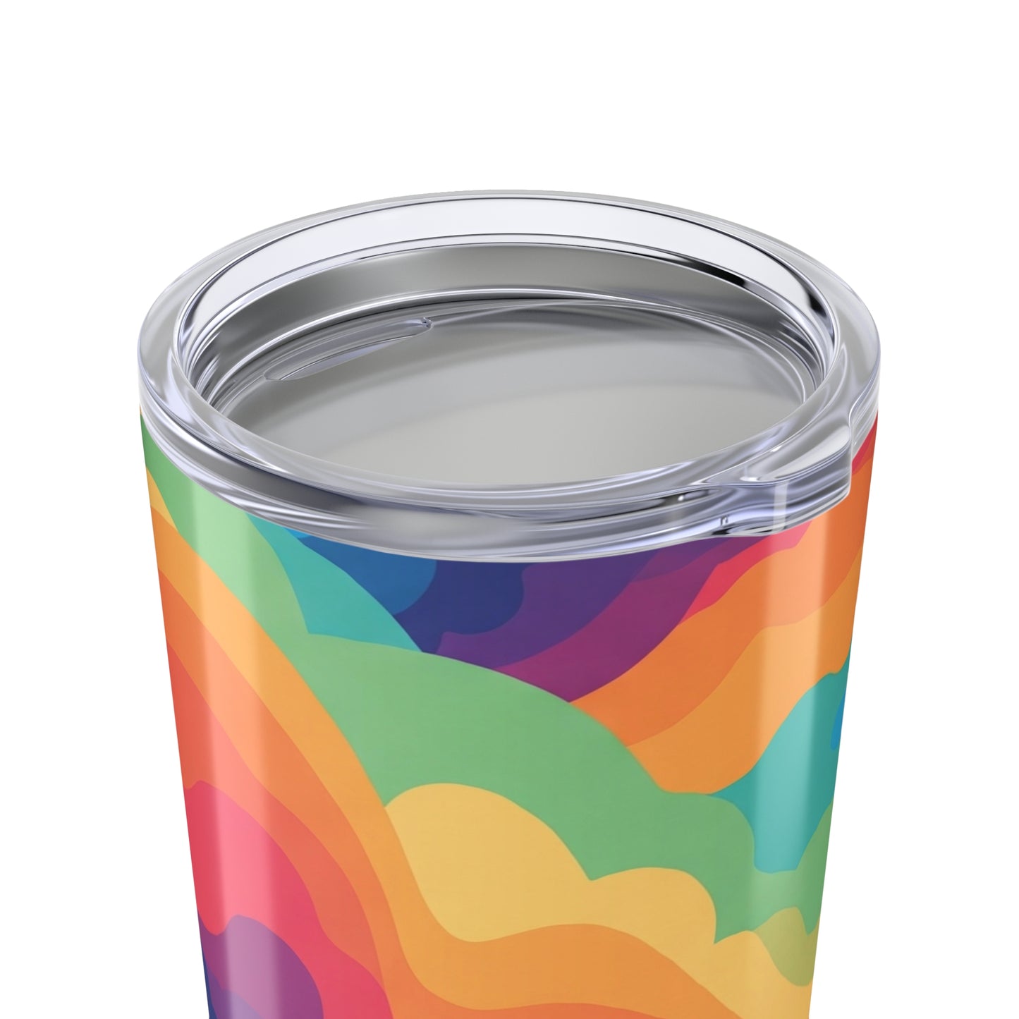 20oz Stainless Steel Tumbler With Printed Design Vacuum Insulated Double Wall Spill Resistant BPA Free Travel Mug