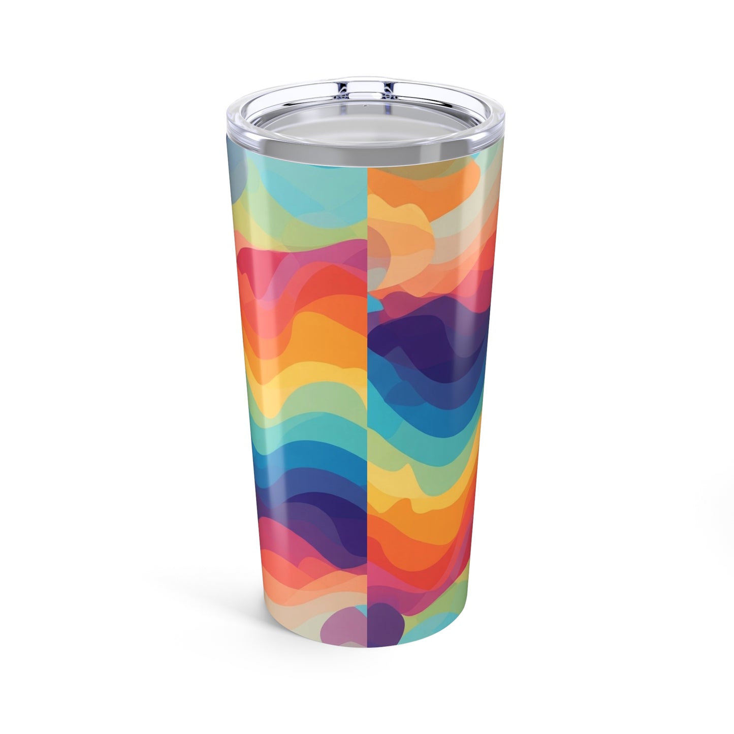 20 Ounce Stainless Steel Tumbler With Printed Design And Double Wall Insulation Dishwasher Safe Durable Travel Cup