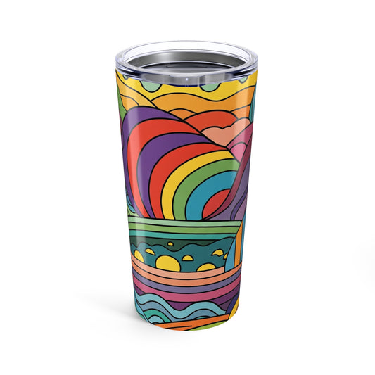 20oz Stainless Steel Travel Tumbler With Double Wall Vacuum Insulation Leak Proof Design For Hot Or Cold Beverages