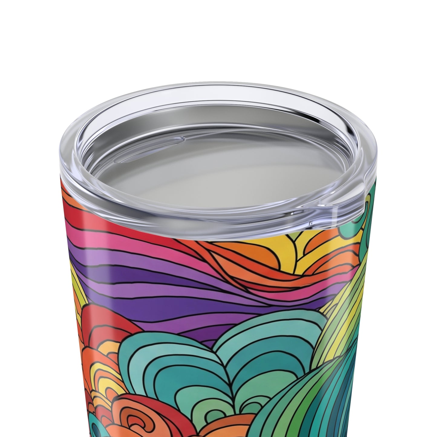 20oz Stainless Steel Tumbler With Double Wall Vacuum Insulation Spill Resistant Lid For Hot Or Cold Beverages