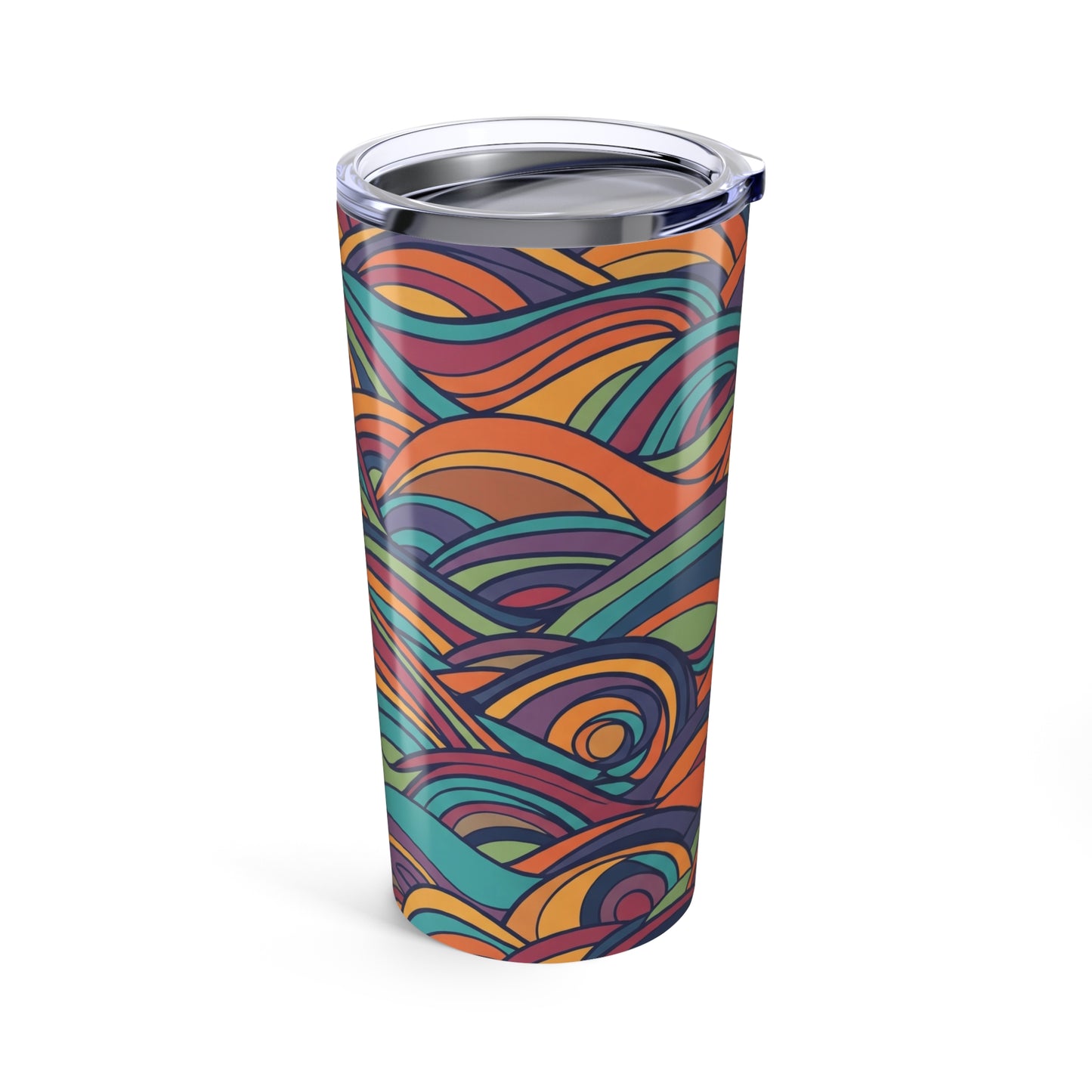 20oz Stainless Steel Tumbler With Double Wall Vacuum Insulation Keeps Hot And Cold Beverages Spill Resistant Leak