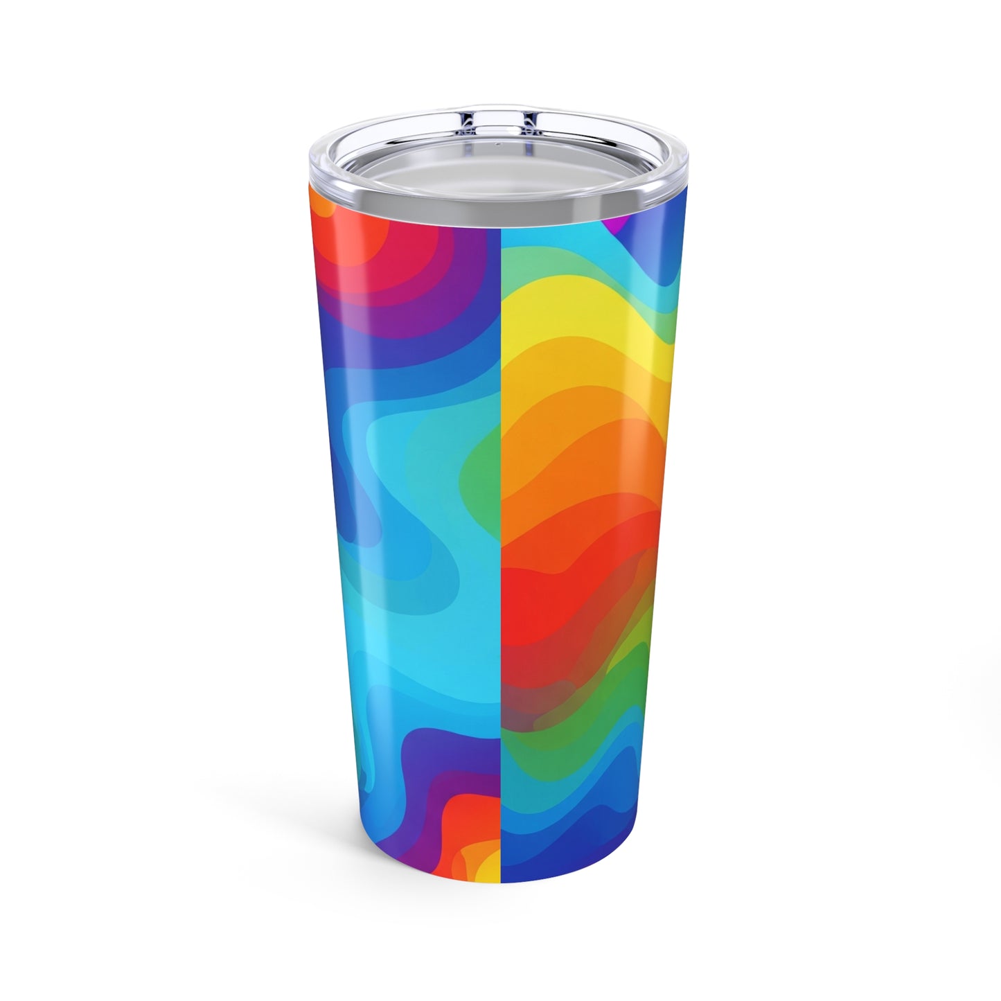 20oz Steel Tumbler With Vivid Printed Design Double Wall Vacuum Insulation Spill Proof Travel Mug For Hot Cold