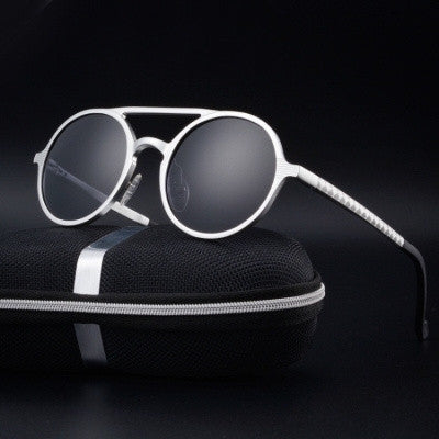 Mens Polarized Sunglasses Vintage Aluminum Frame Driving