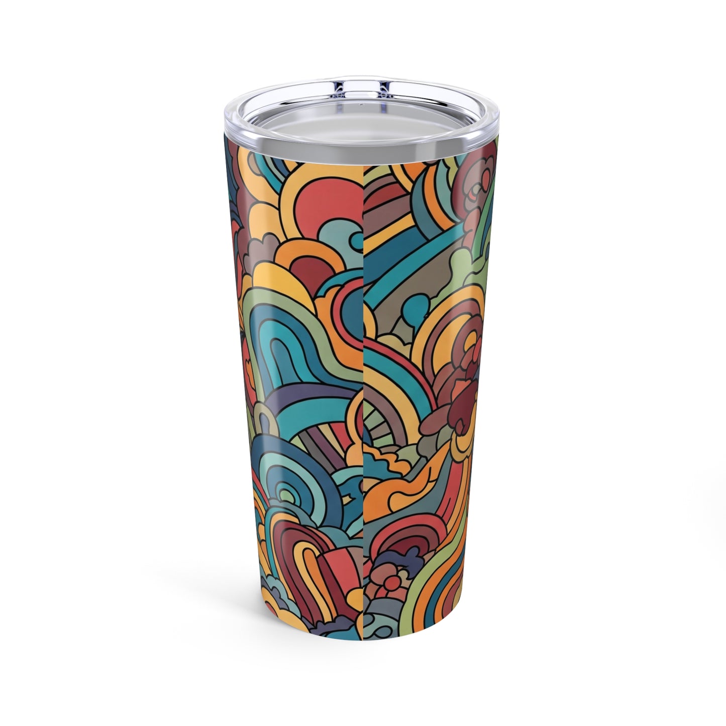 20oz Stainless Steel Tumbler With Double Wall Vacuum Insulation Spill Resistant Printed BPA Free Durable