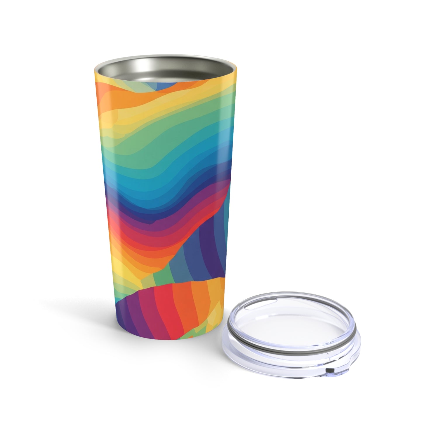 20oz Stainless Steel Printed Tumbler Double Wall Vacuum Insulated Leak Proof Travel Mug With Lid Dishwasher Safe