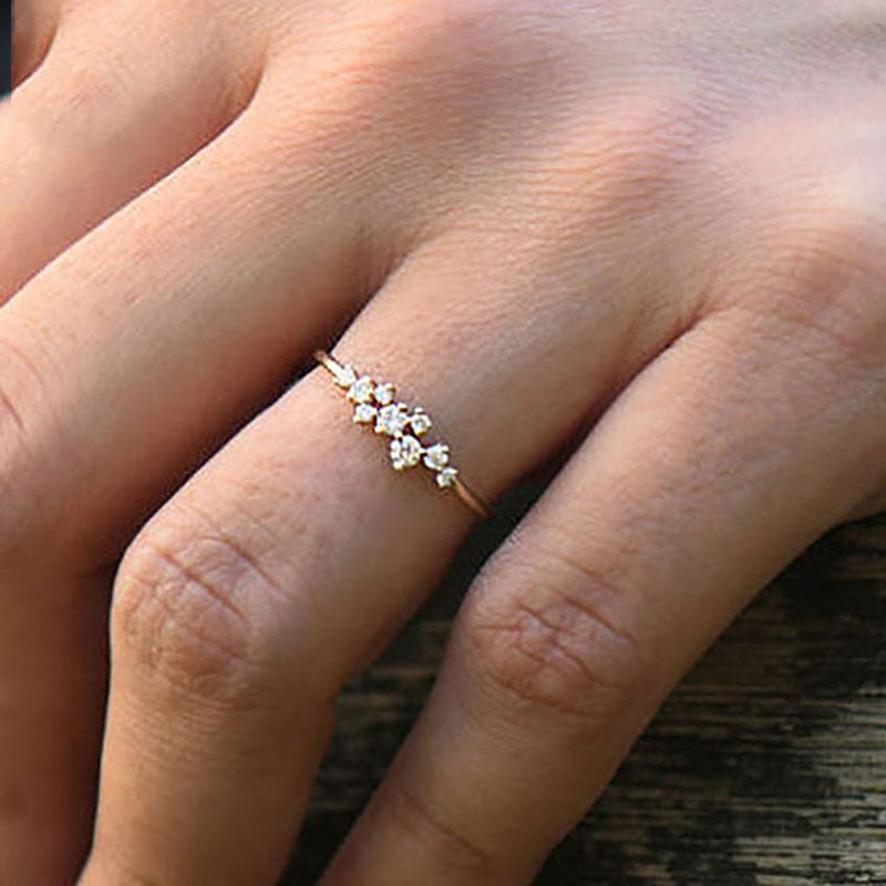 Alloy Metal Ring Fashion Jewelry Statement Ring For Women And Girls Trendy Korean Style New Trendy Accessory For Women